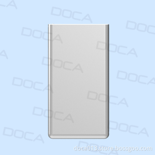 DOCA D602 8000mah external battery power bank samsung cell for smart phone